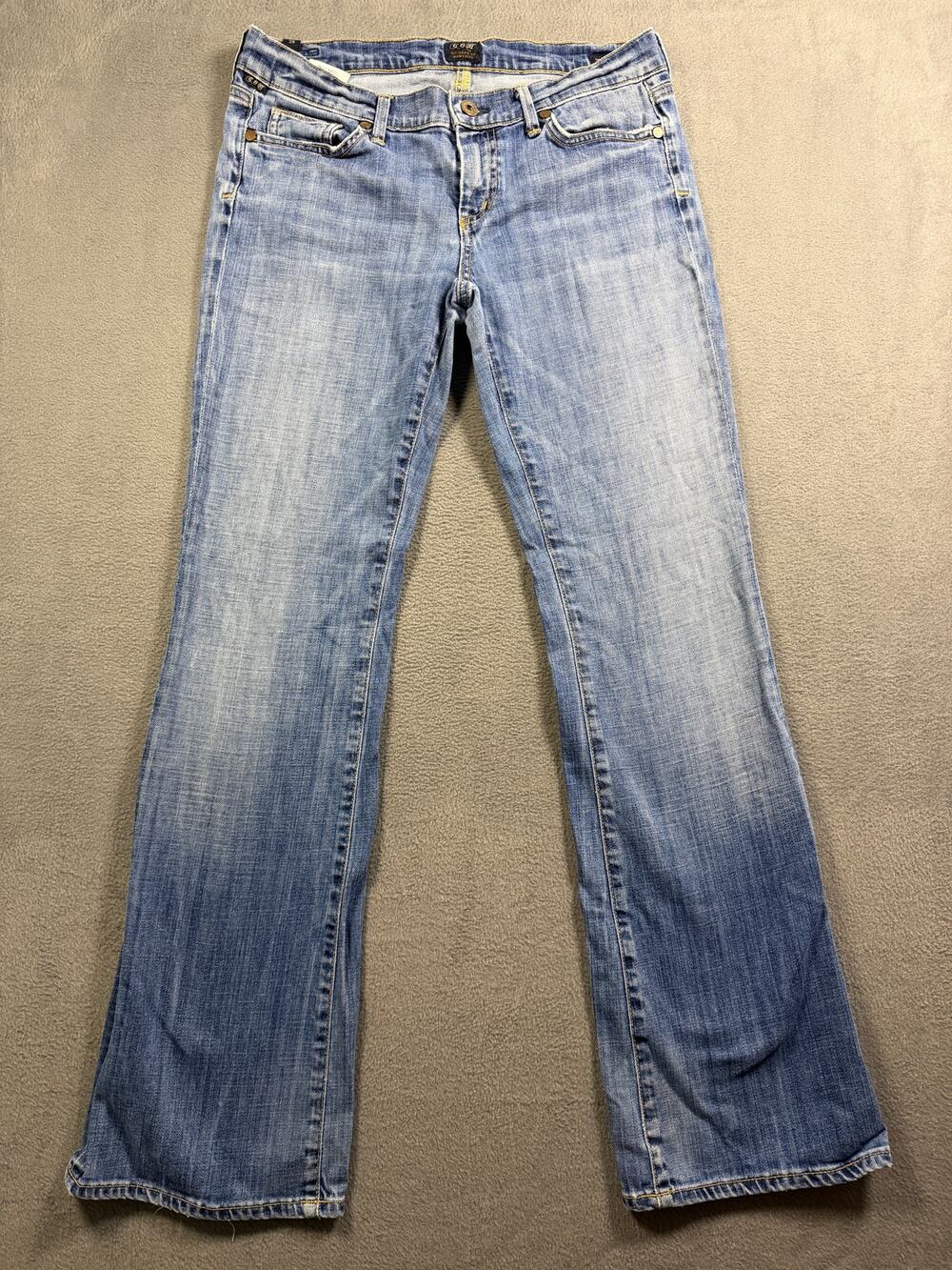 Citizens of Humanity Bootcut Jeans Womens 29 Blue Low Rise Denim Medium Wash